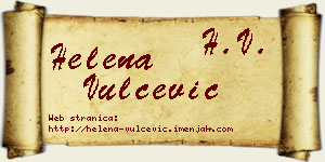 Helena Vulčević vizit kartica